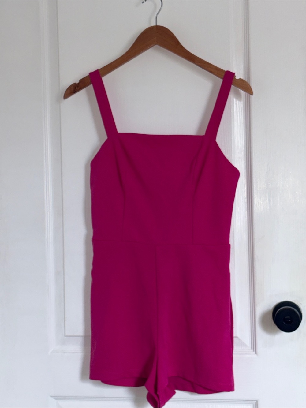Hot pink romper